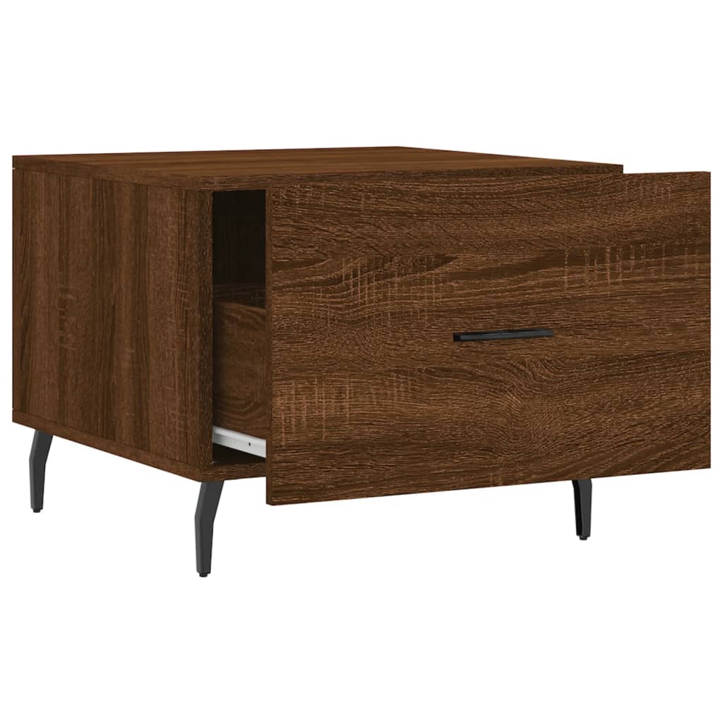 Couchtische 2 Stk. Braun Eichen-Optik 50x50x40 cm Holzwerkstoff