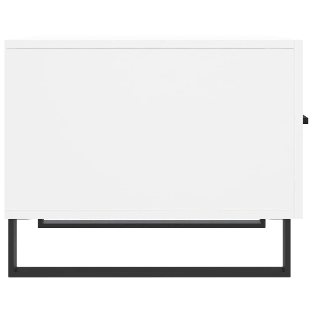 Table basse blanche 50x50x40 cm en bois