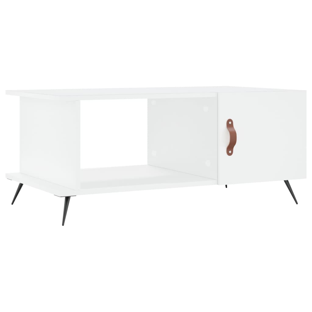 Coffee Table White 90x50x40 cm Wood Material