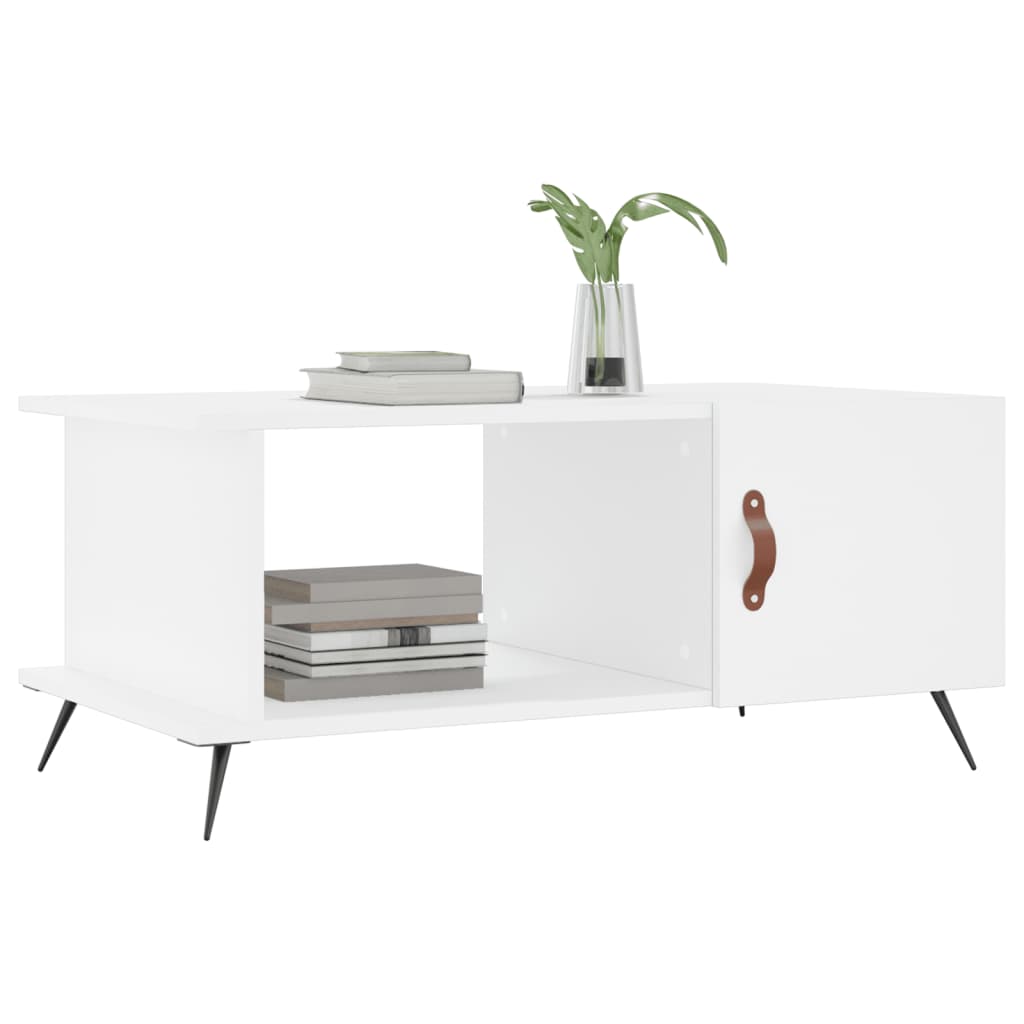 Coffee Table White 90x50x40 cm Wood Material