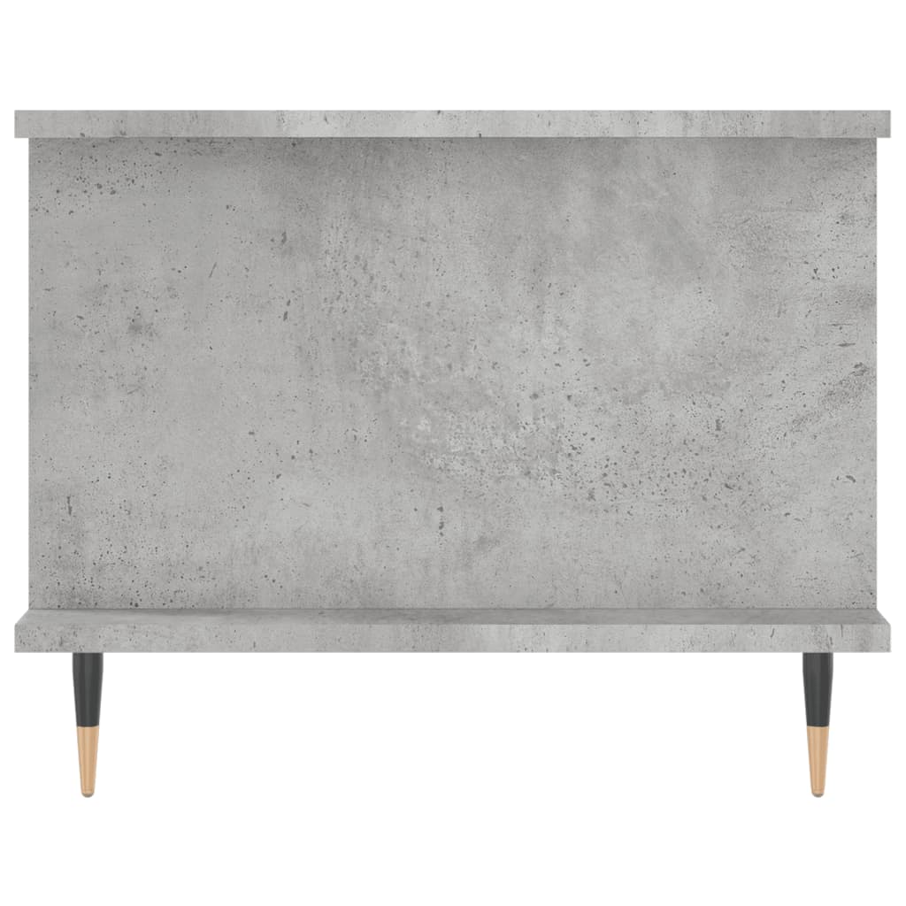 Table basse gris béton 90x50x40 cm en bois