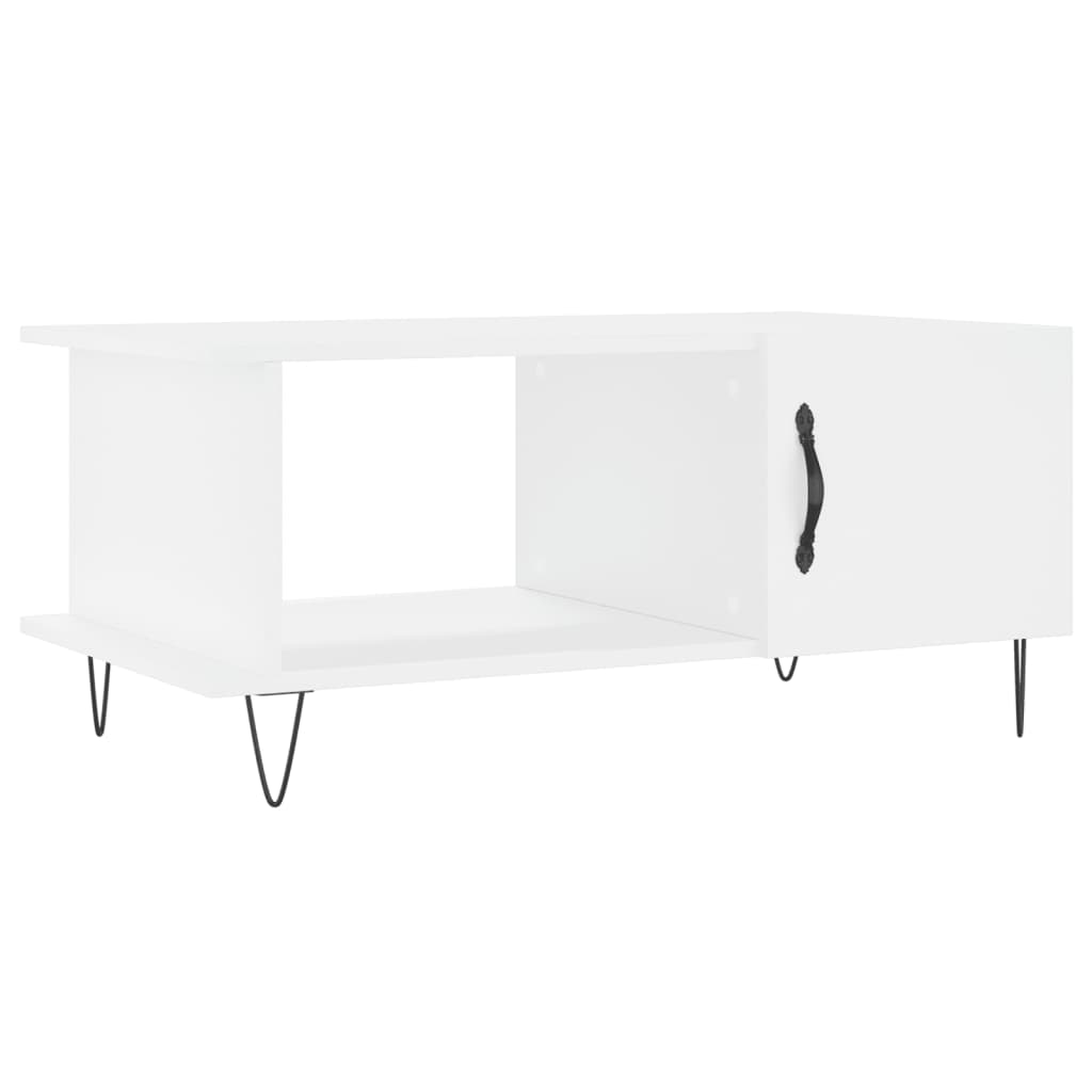 Coffee Table White 90x50x40 cm Wood Material