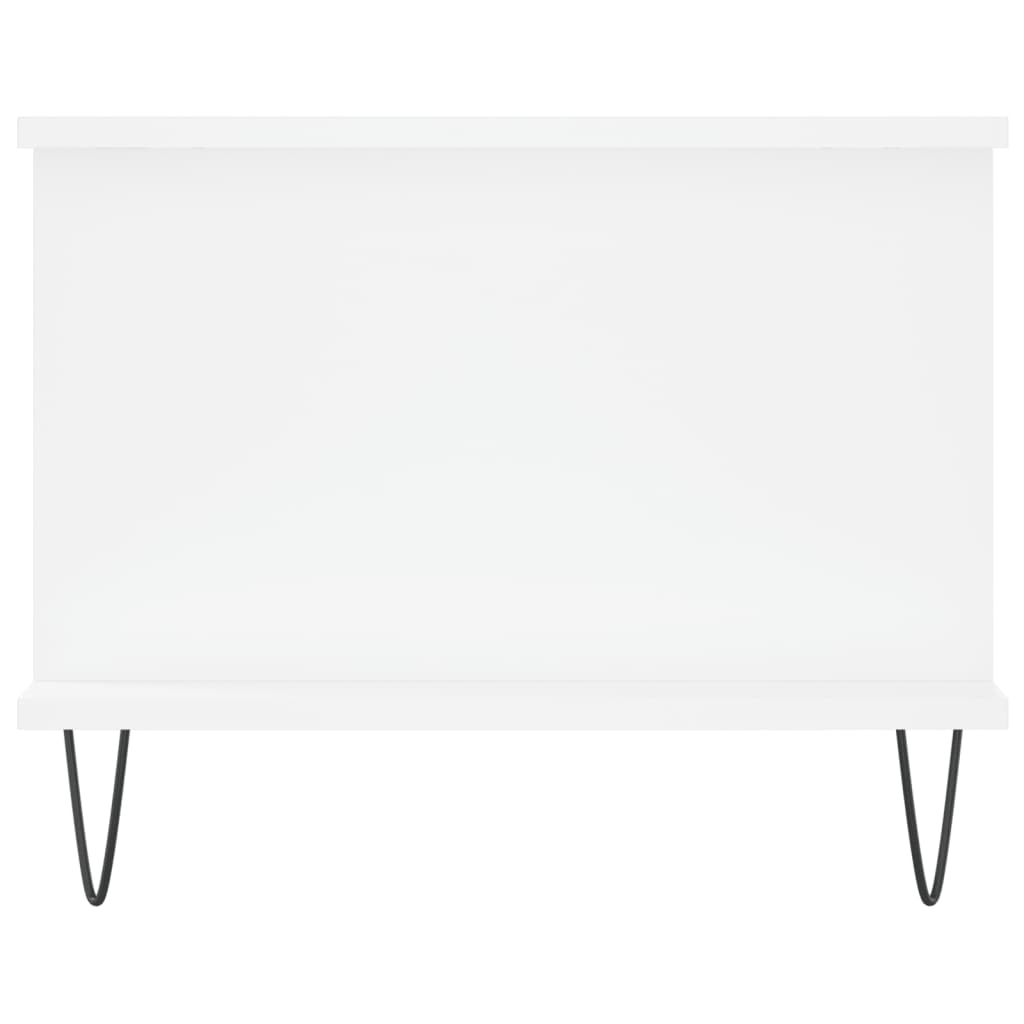 Coffee Table White 90x50x40 cm Wood Material