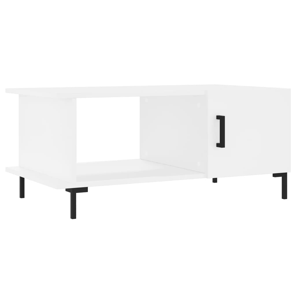 Coffee Table White 90x50x40 cm Wood Material