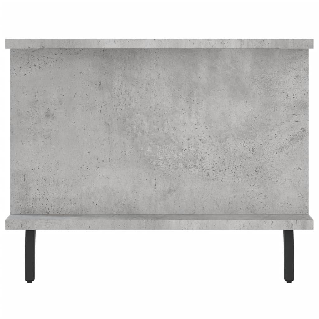 Table basse gris béton 90x50x40 cm en bois