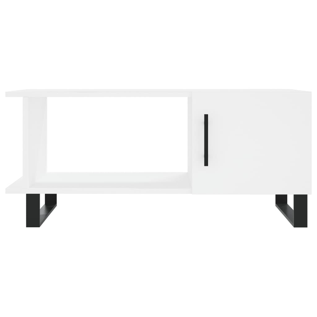 Coffee Table White 90x50x40 cm Wood Material