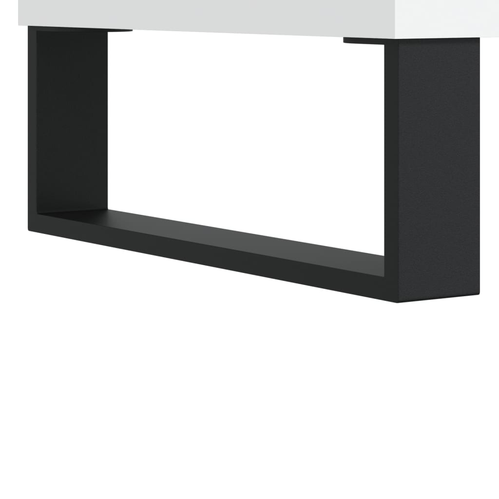 Coffee Table White 90x50x40 cm Wood Material