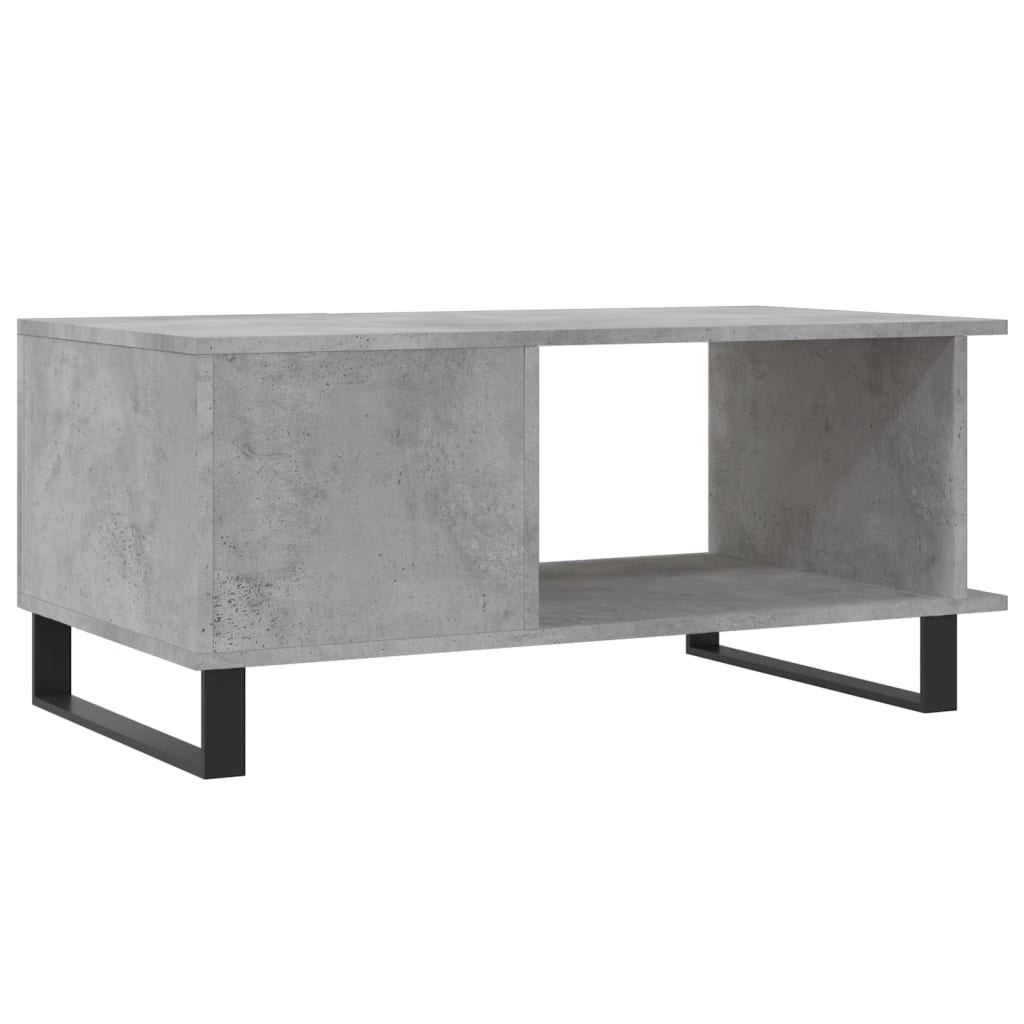 Couchtisch Betongrau 90x50x40 cm Holzwerkstoff