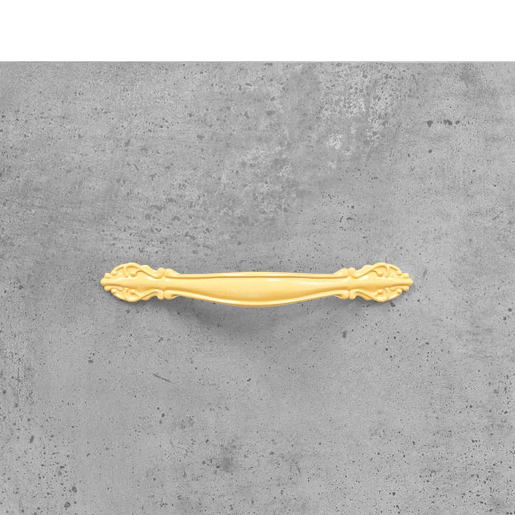 Meuble à chaussures gris béton 30x35x105 cm en bois