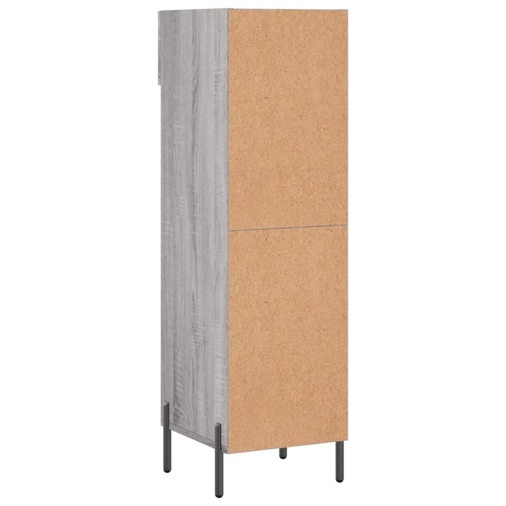 Schuhschrank Grau Sonoma 30x35x105 cm Holzwerkstoff