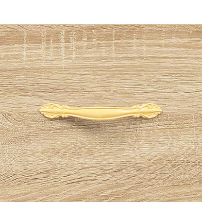 Highboard Sonoma-Eiche 69,5x31x115 cm Holzwerkstoff