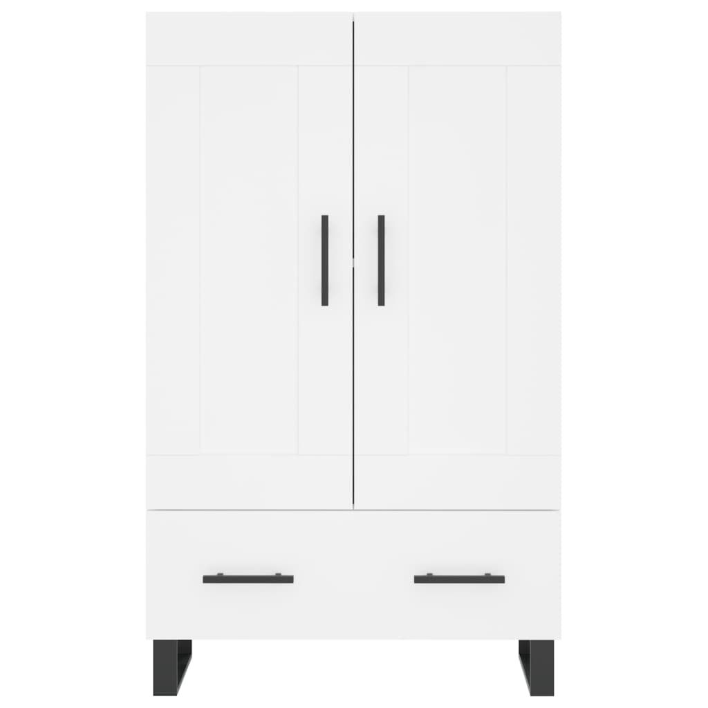 Highboard Weiß 69,5x31x115 cm Holzwerkstoff