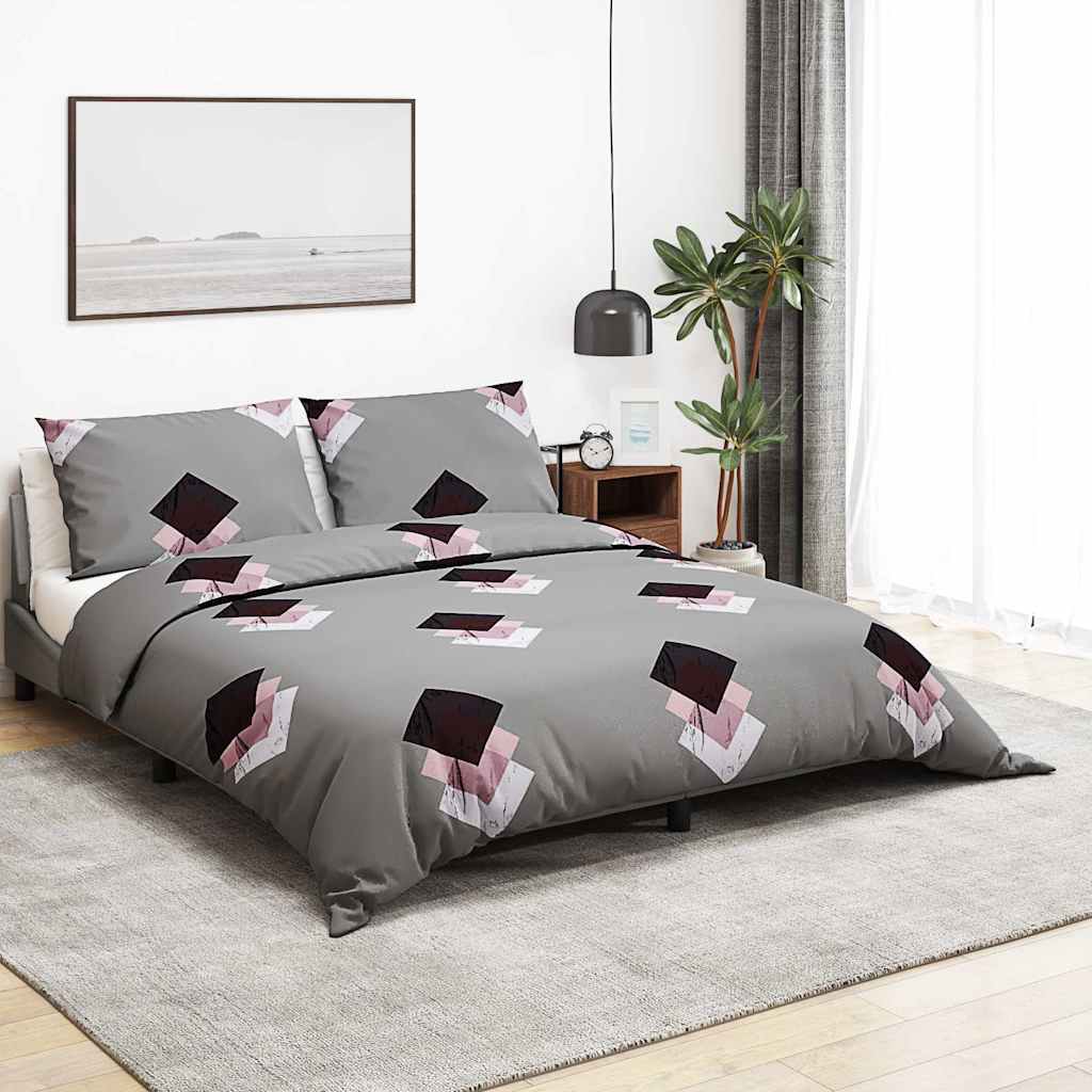 Bettwäsche-Set Mehrfarbig 220x240 cm Baumwolle