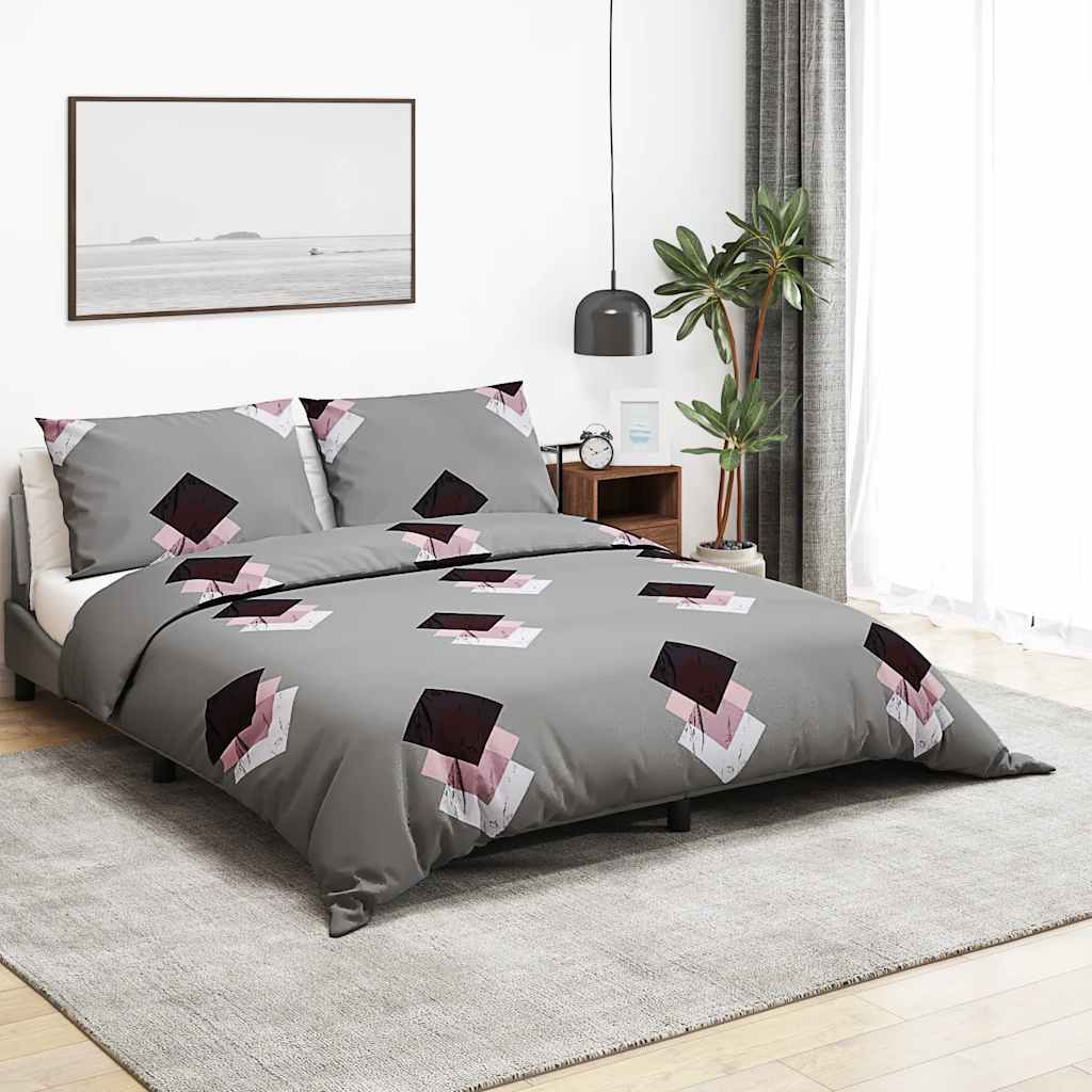 Bettwäsche-Set Mehrfarbig 260x240 cm Baumwolle