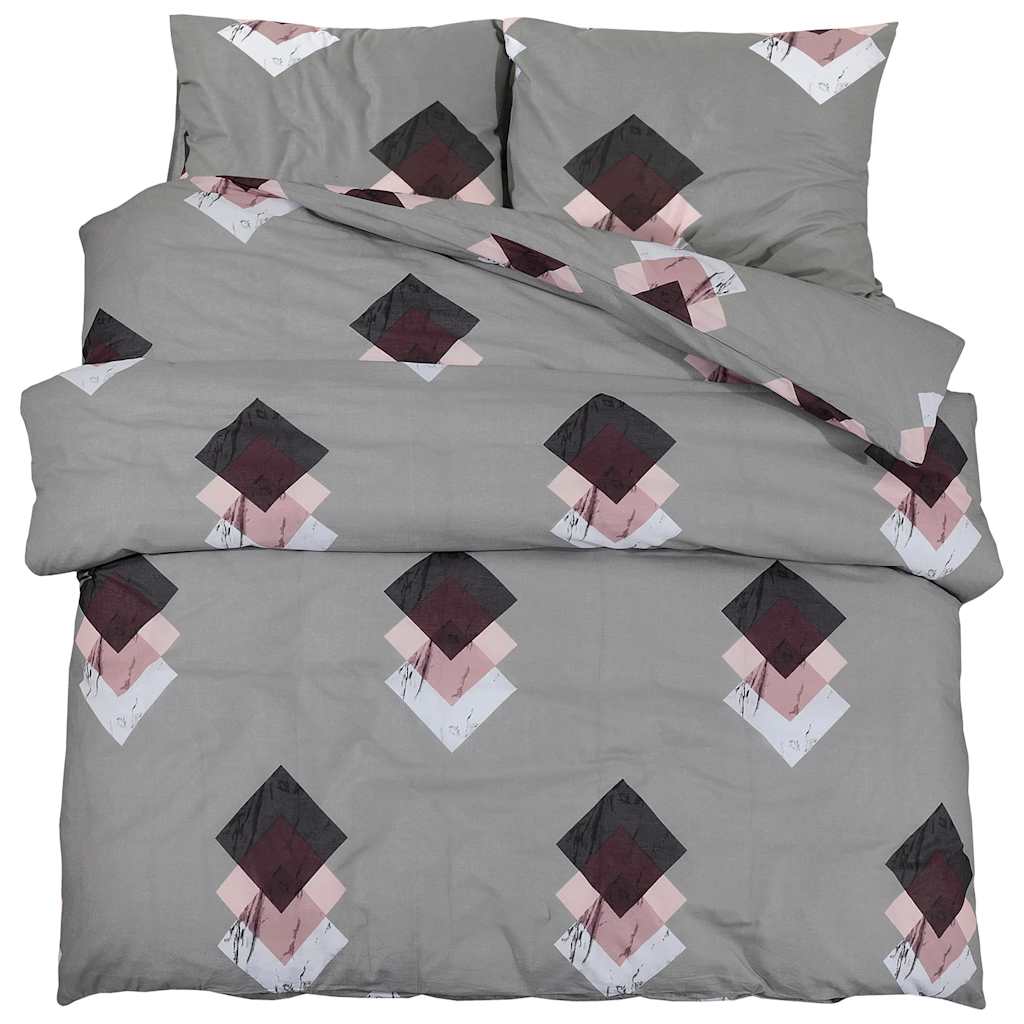 Bettwäsche-Set Mehrfarbig 135x200 cm Baumwolle
