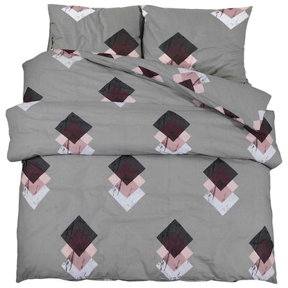 Bettwäsche-Set Mehrfarbig 155x220 cm Baumwolle