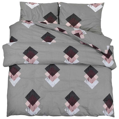 Bettwäsche-Set Mehrfarbig 200x200 cm Baumwolle