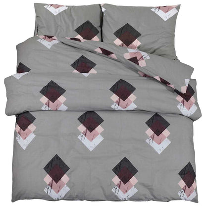 Bettwäsche-Set Mehrfarbig 200x200 cm Baumwolle