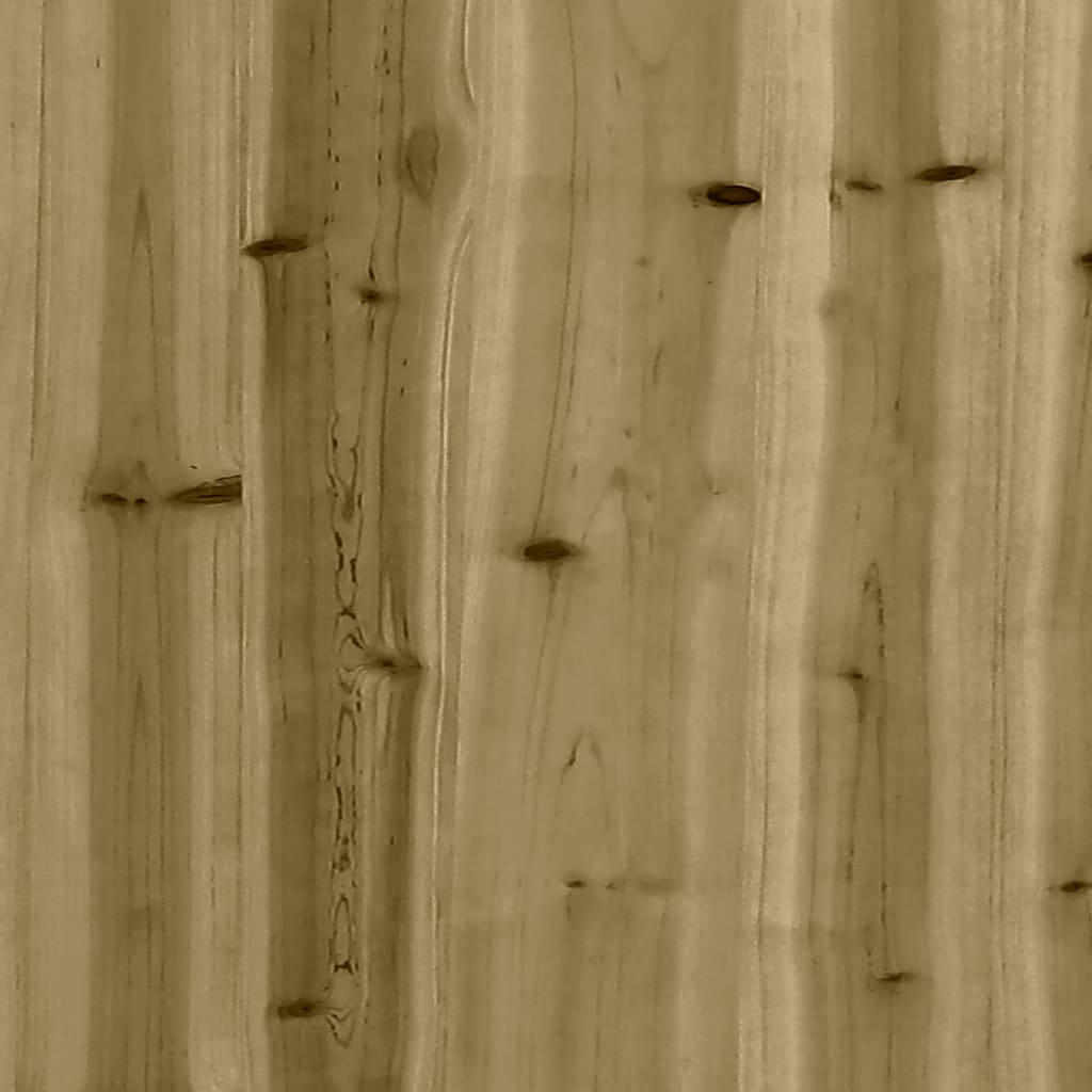 Clôture surélevée design 100x50x70 cm bois de pin imprégné