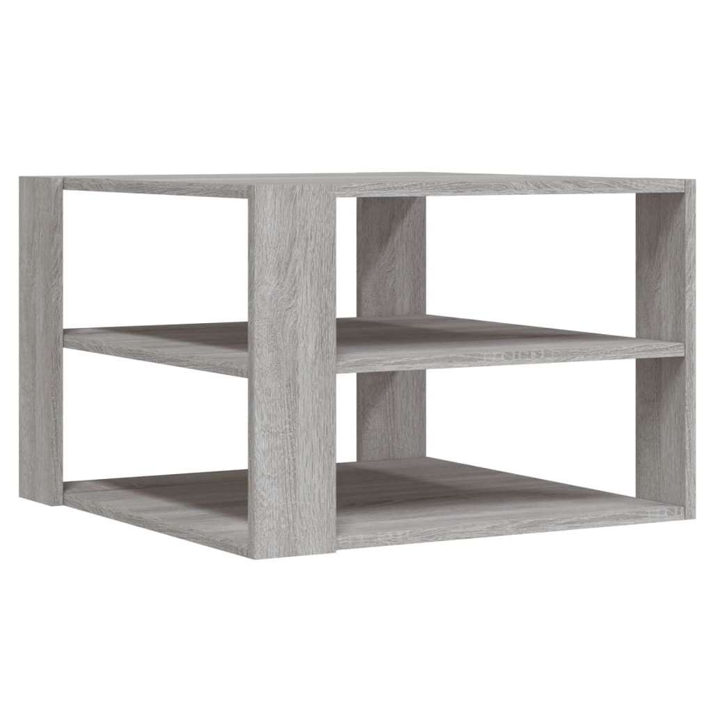 Table basse Sonoma grise 59,5x59,5x40 cm en bois