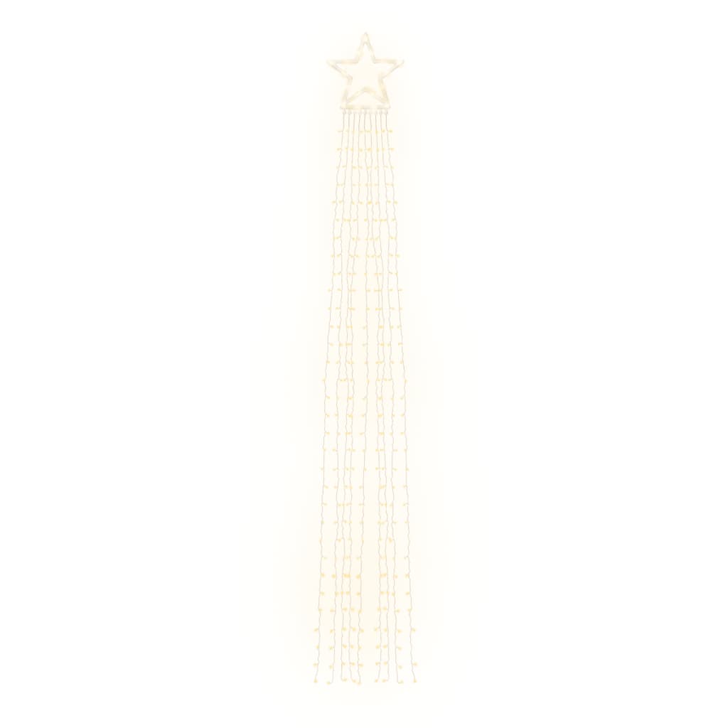 Weihnachtsbaum-Beleuchtung 320 LEDs Warmweiß 375 cm