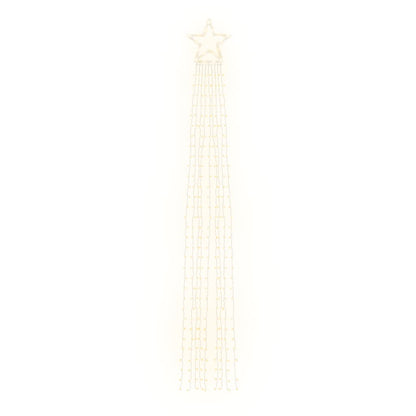 Weihnachtsbaum-Beleuchtung 320 LEDs Warmweiß 375 cm