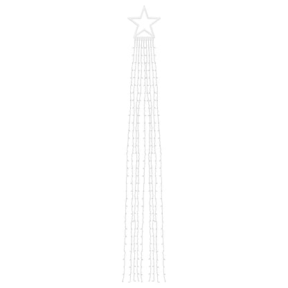 Weihnachtsbaum-Beleuchtung 320 LEDs Blau 375 cm