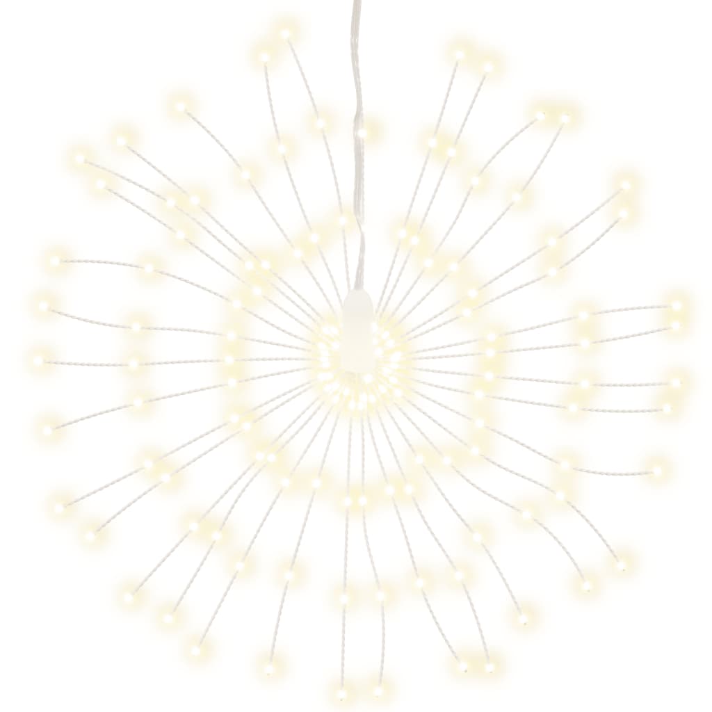 Feux d'artifice de lumières de Noël 140 LED blanc chaud 17 cm