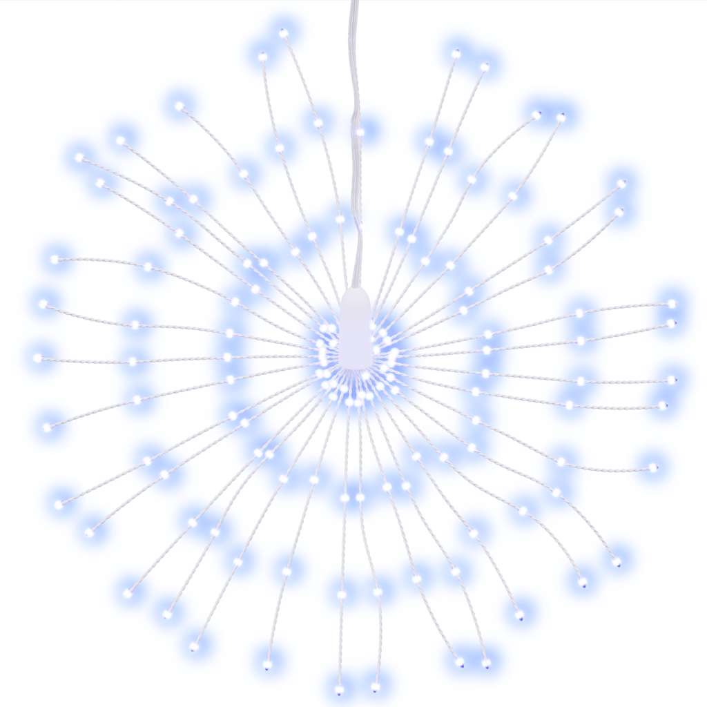 Weihnachtsbeleuchtung Feuerwerk 140 LEDs Kaltweiß 17 cm