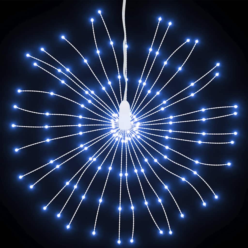 Weihnachtsbeleuchtung Feuerwerk 140 LEDs Kaltweiß 17 cm