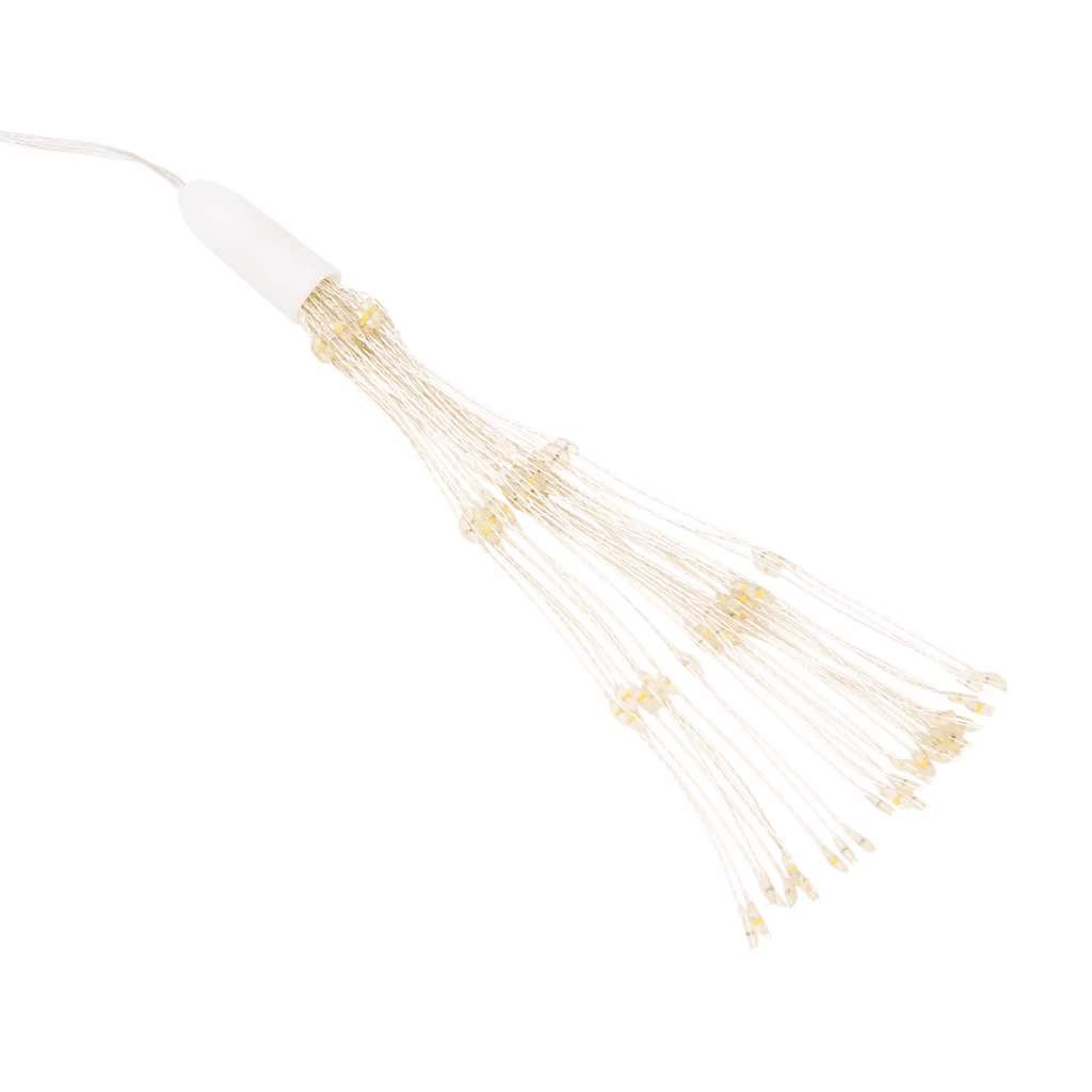 Weihnachtsbeleuchtung Feuerwerk 140 LEDs Kaltweiß 17 cm