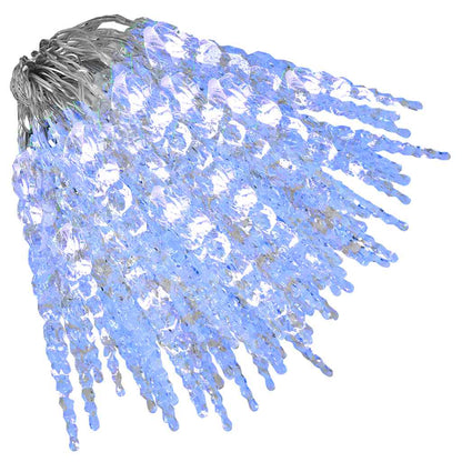 Eiszapfen-Lichterkette 200 LEDs Blau 20 m Acryl PVC