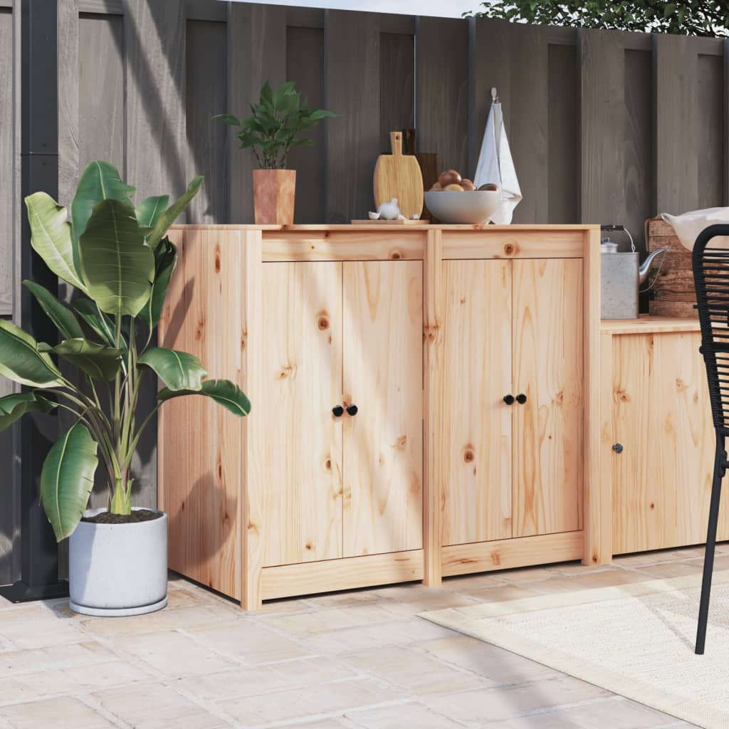 Outdoor-Küchenschrank MEPPEL Massivholz Kiefer