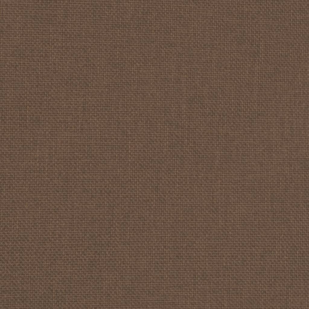 Fauteuil club tissu marron