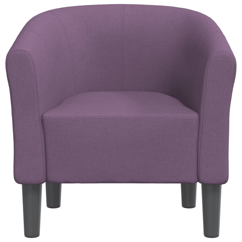 Clubsessel Lila Stoff