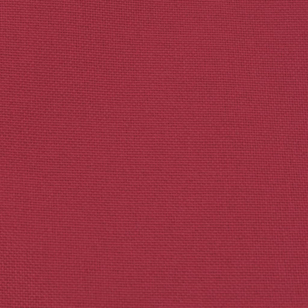 Fauteuil club avec repose-pieds tissu rouge vin