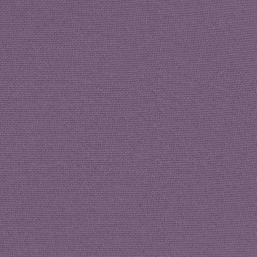 Fauteuil club avec repose-pieds tissu violet