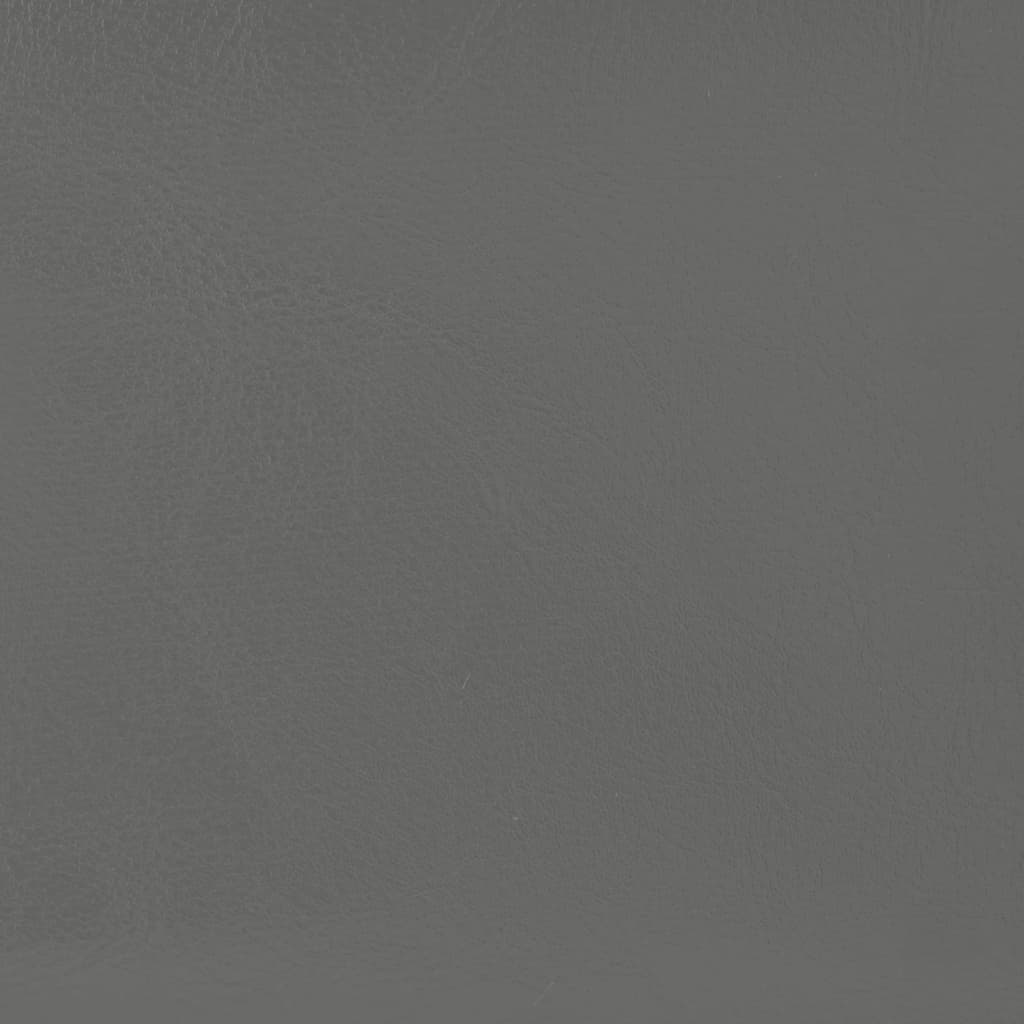Fauteuil club simili cuir gris