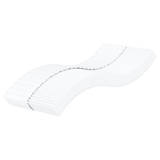 Matelas mousse blanc 90x190 cm dureté H2 H3