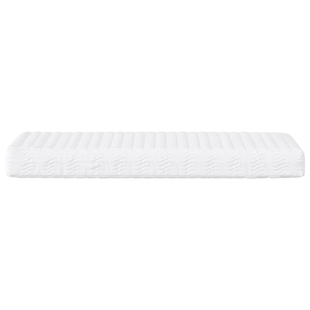 Matelas mousse blanc 90x200 cm dureté H2 H3