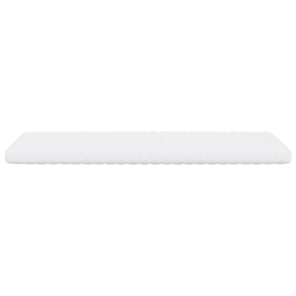 Matelas mousse blanc 80x200 cm 7 zones dureté 20 ILD