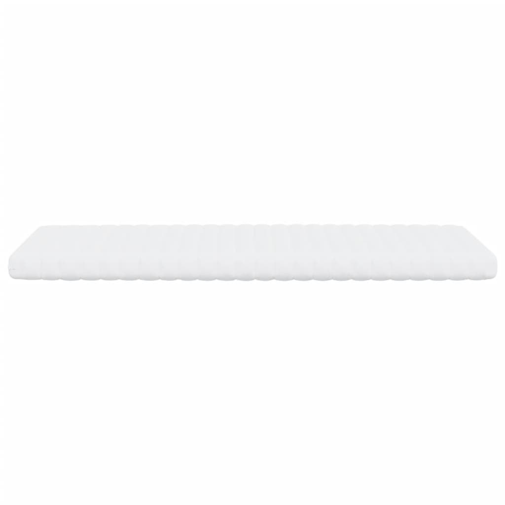 Matelas mousse blanc 90x190 cm 7 zones dureté 20 ILD