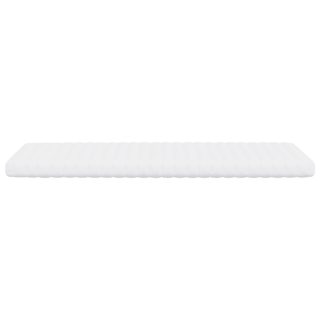 Matelas mousse blanc 90x200 cm 7 zones dureté 20 ILD