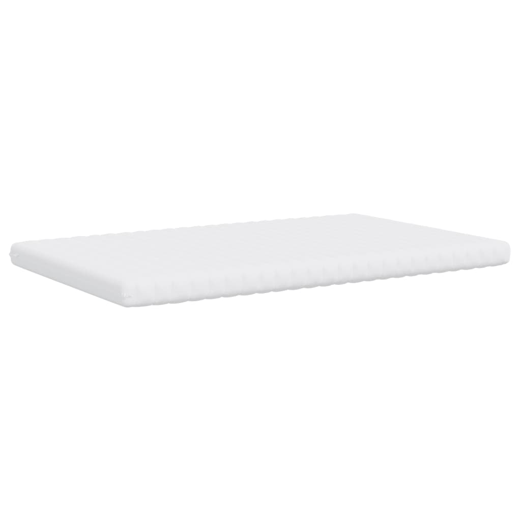 Matelas mousse blanc 120x200 cm 7 zones dureté 20 ILD