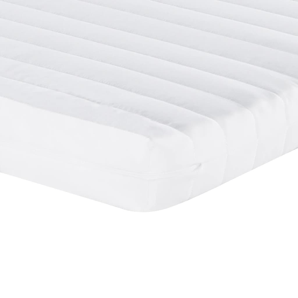 Matelas mousse blanc 120x200 cm 7 zones dureté 20 ILD