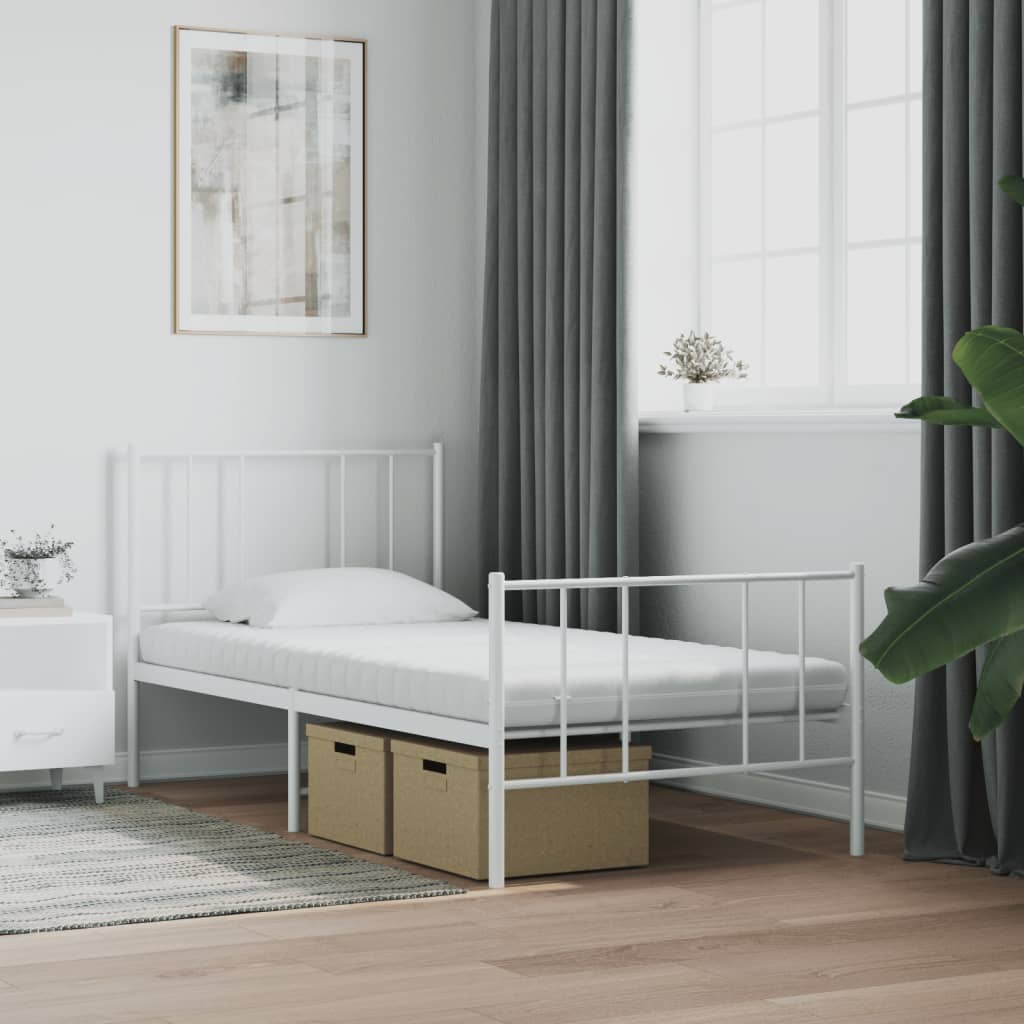 Matelas en mousse 2 pièces 80x200 cm 7 zones dureté 20 ILD