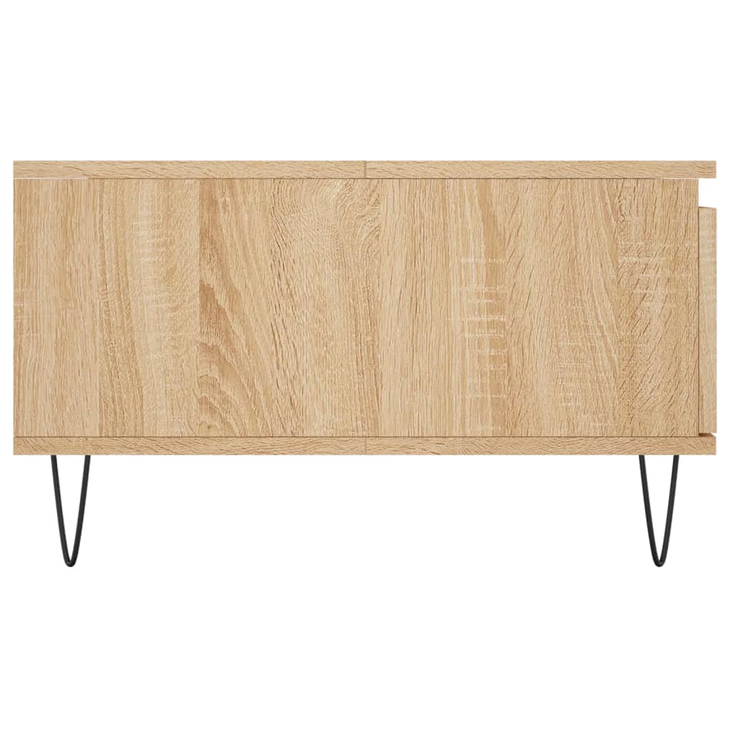 Table basse chêne Sonoma 90x60x35 cm en bois