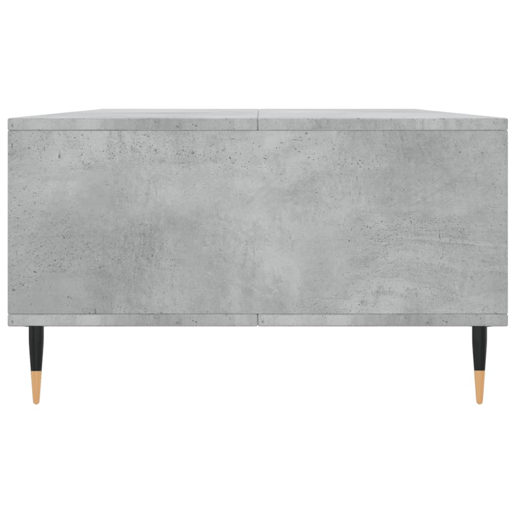 Table basse gris béton 104x60x35 cm en bois