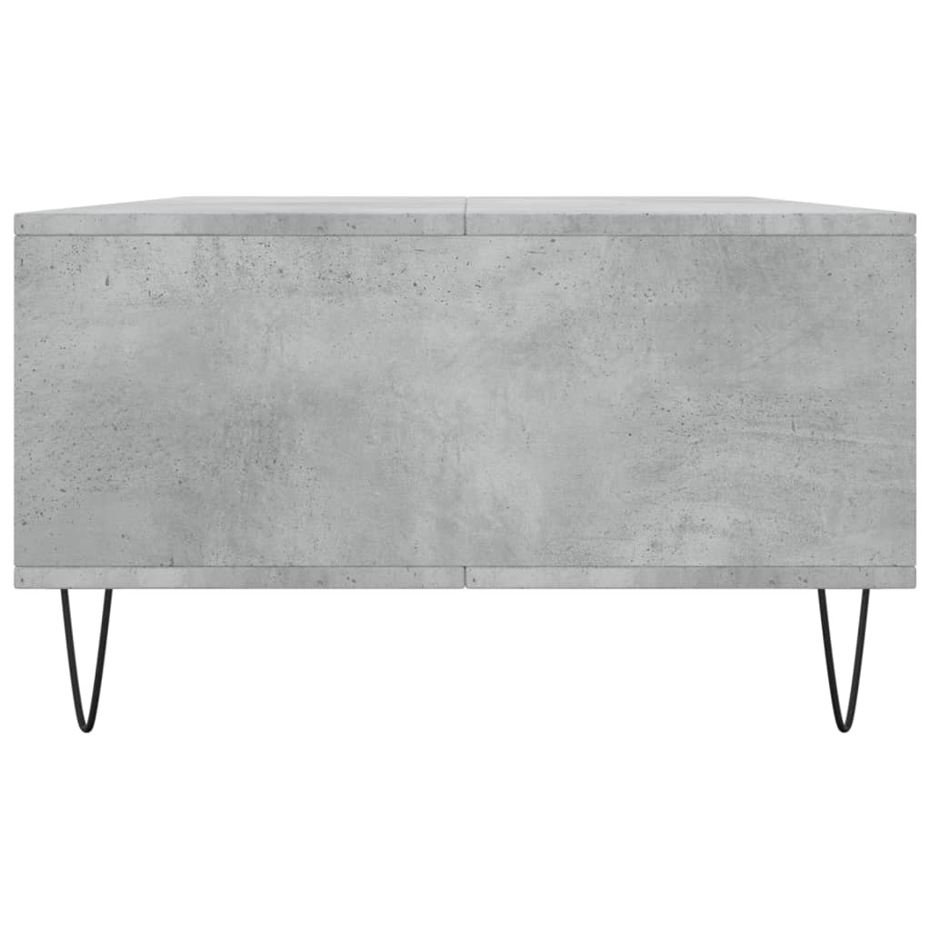 Table basse gris béton 104x60x35 cm en bois