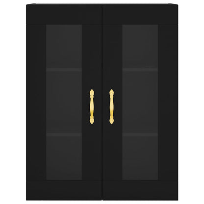 Wandschrank Schwarz 69,5x34x90 cm